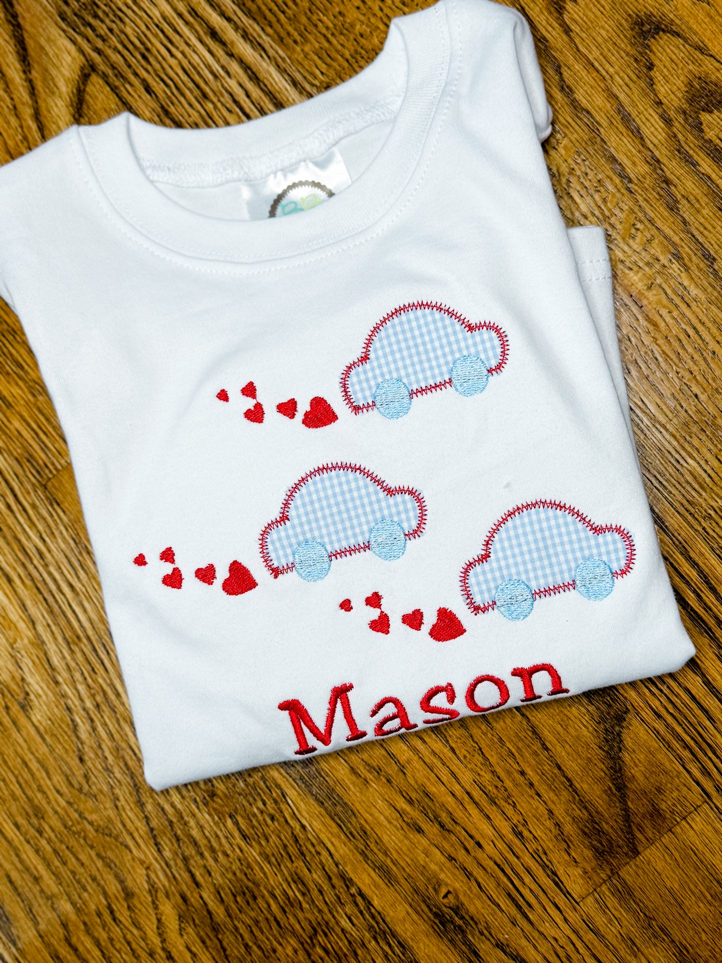 Love bug car appliqué