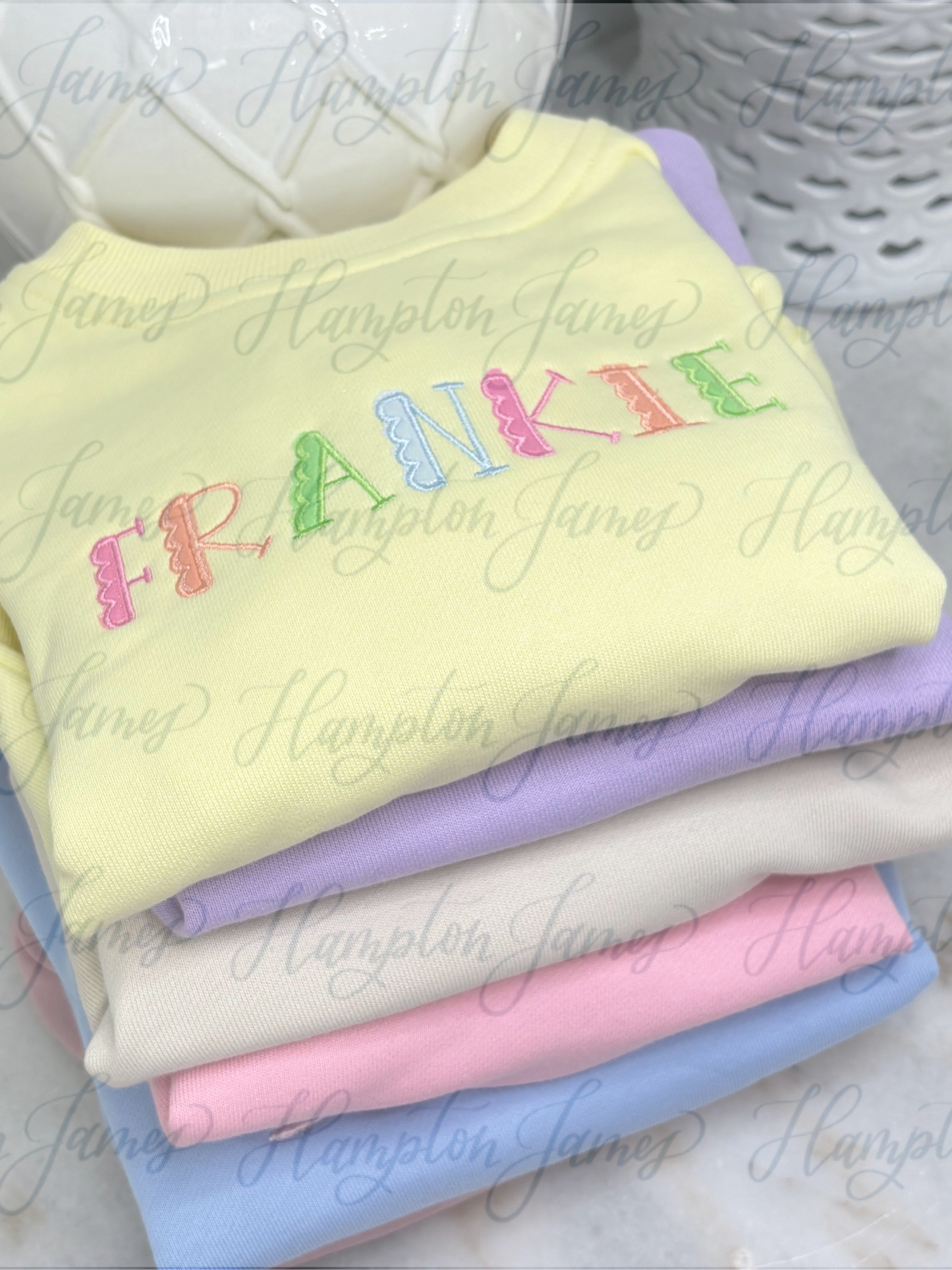 HJ sweatshirt bubble-yellow