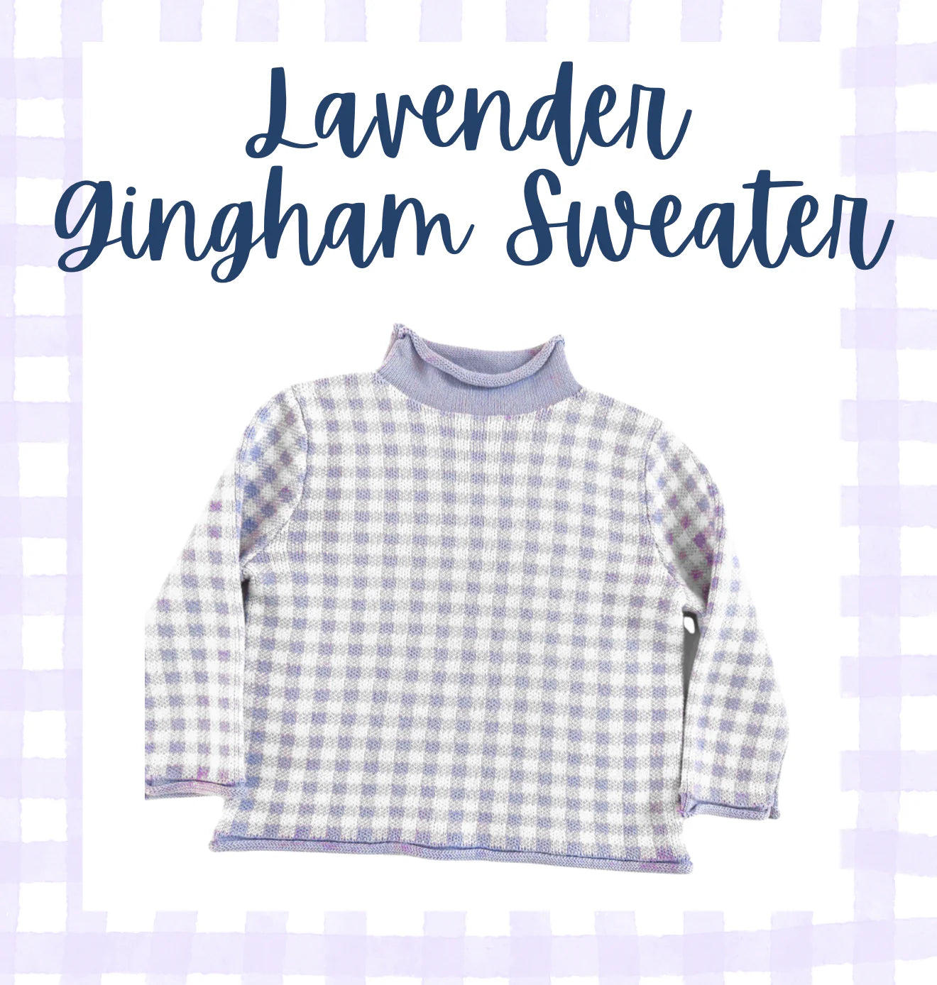 Gingham sweaters