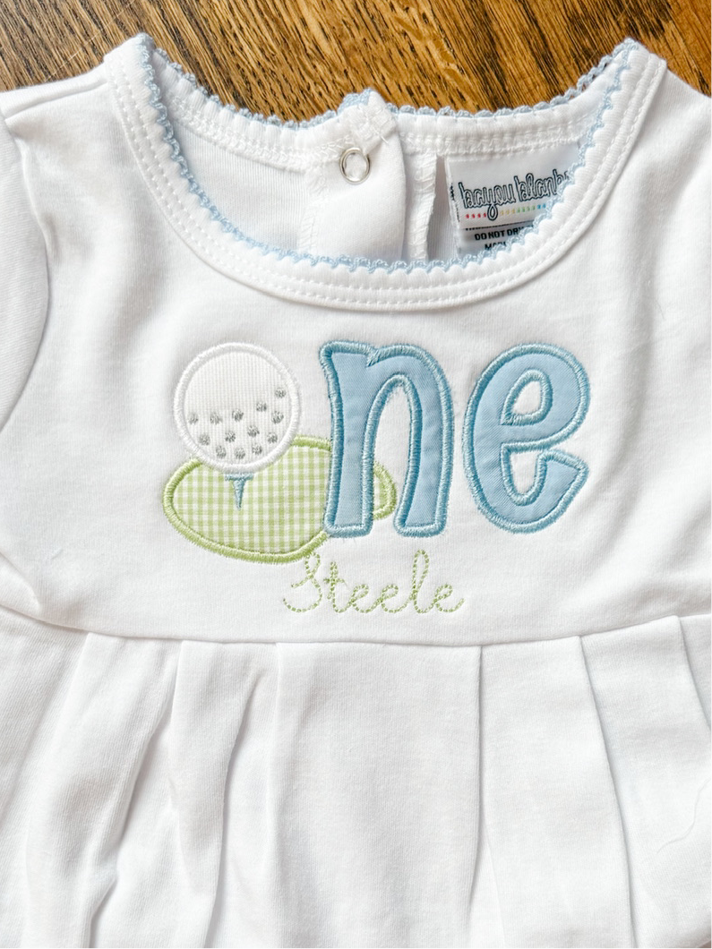 One golf applique