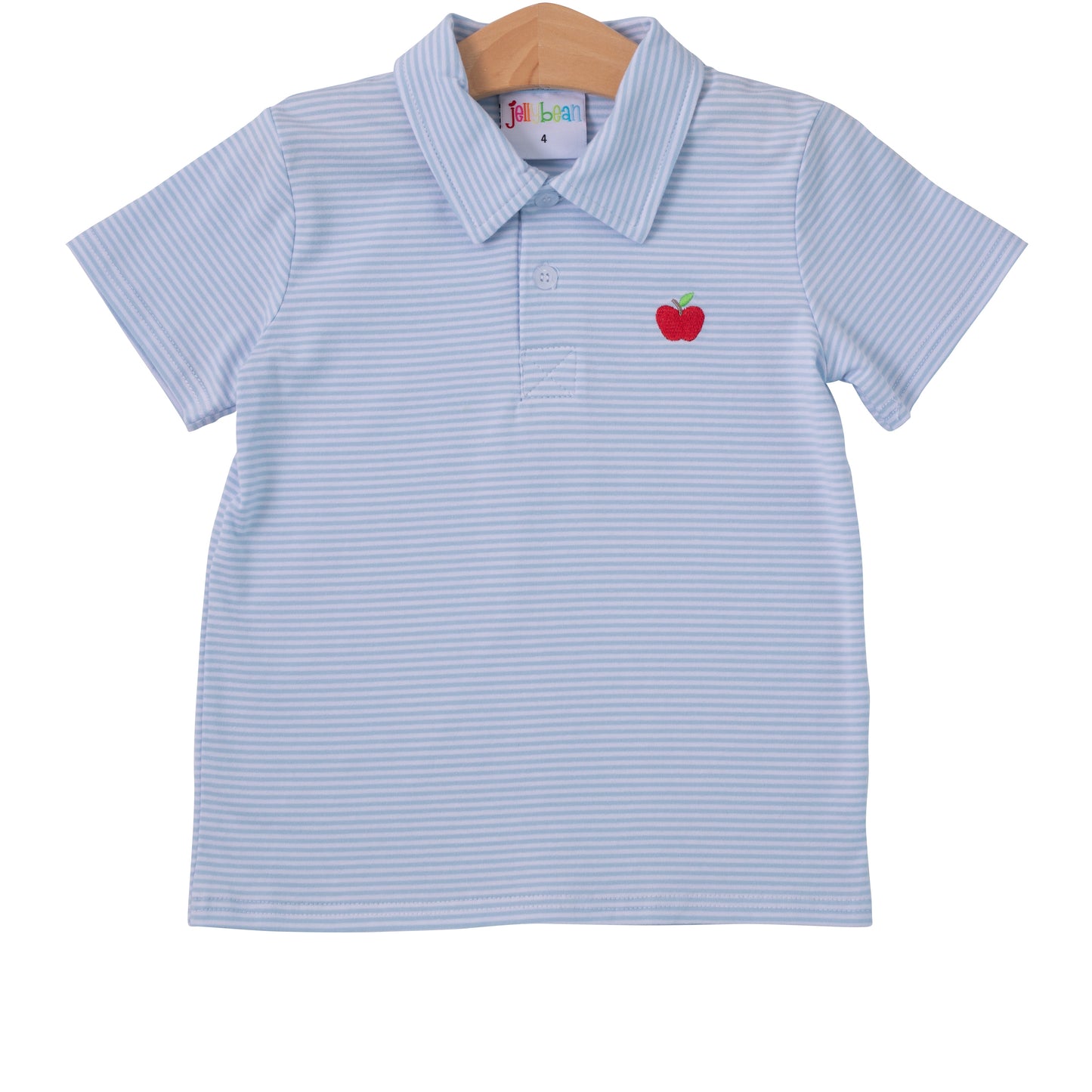 Apple embroidery polo