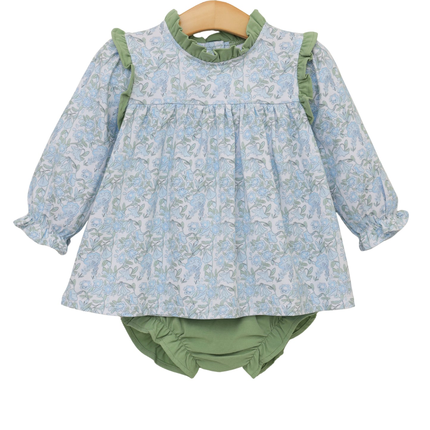 Basin floral hallie diaper set