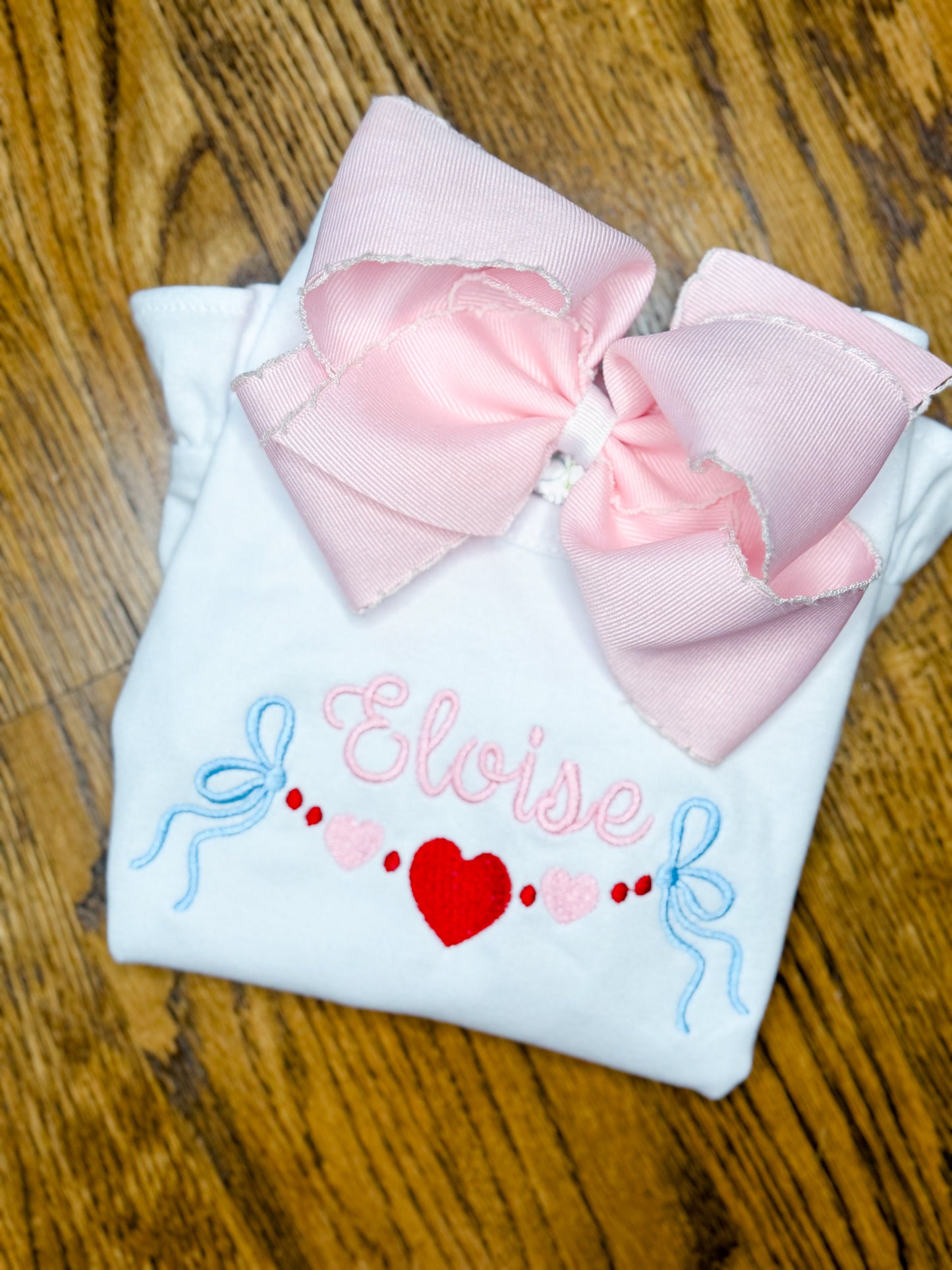 Love and bows frame