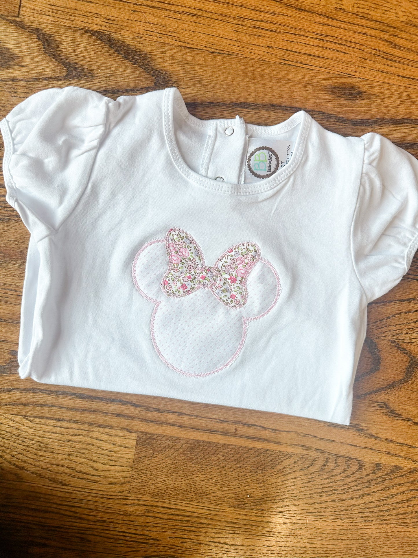 Girl Mouse Head Applique