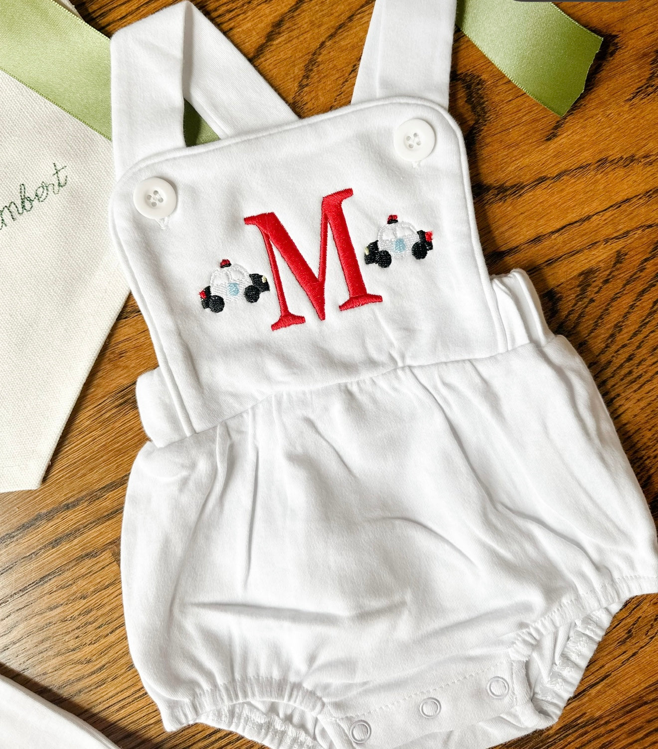 Mini police car with Initial