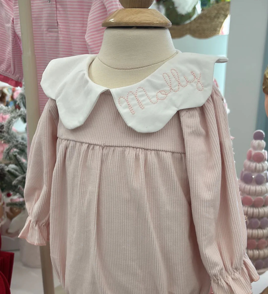 Pink corduroy bubble