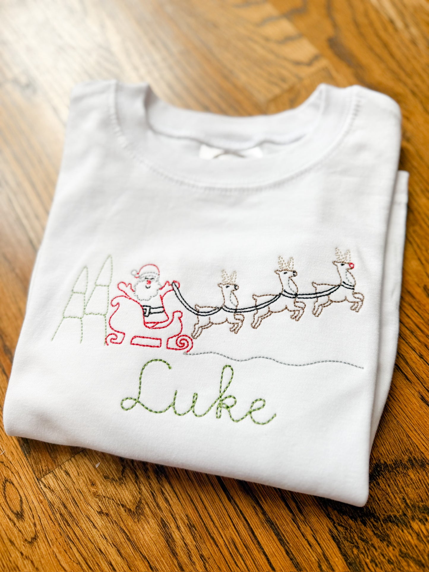 Vintage santa sleigh