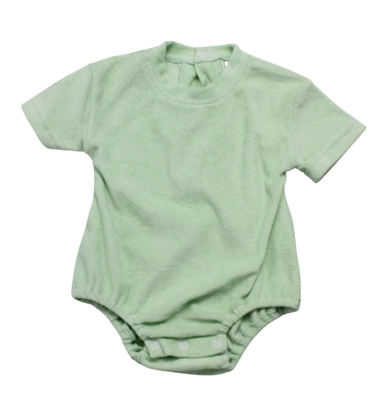 Light green terry cloth bubble