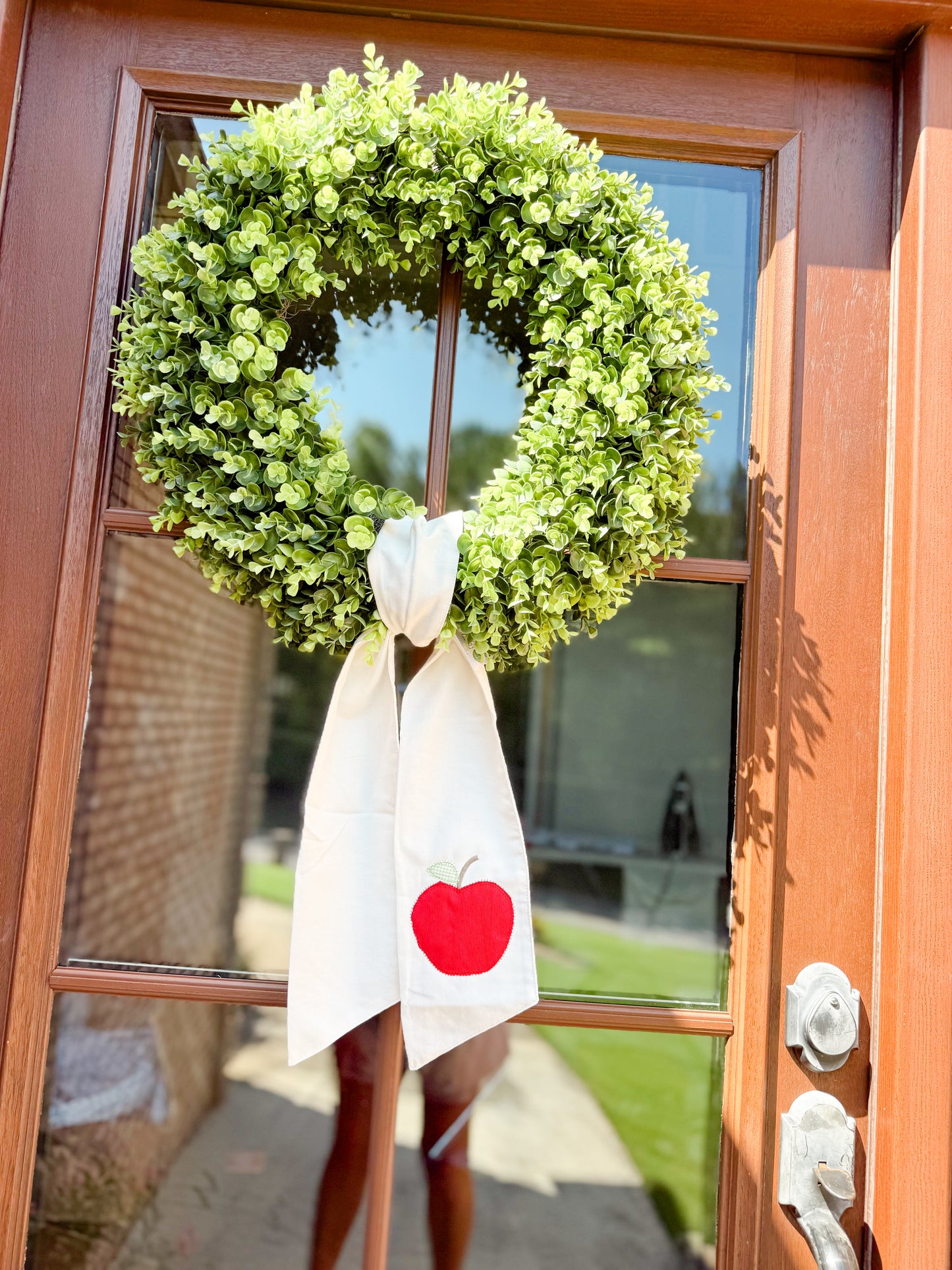 Back to School wreath sash