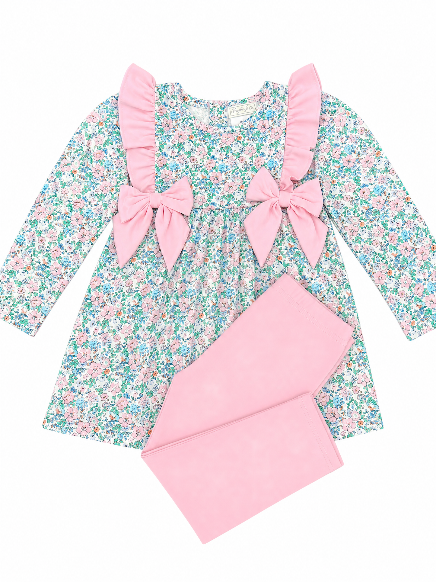 Everyday play bow floral pant set