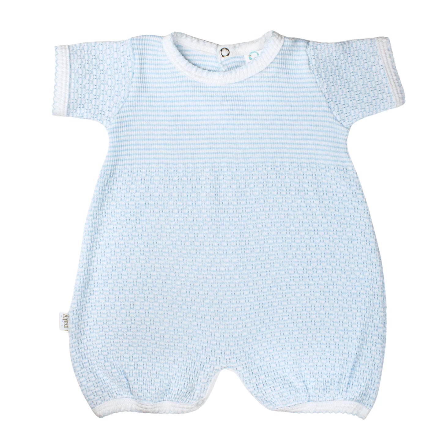 PATY KNIT SOLID COLOR STRAIGHT HEM BUBBLE