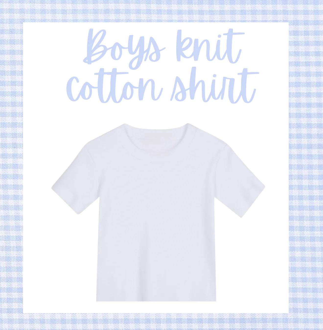 Boy knit cotton shirt