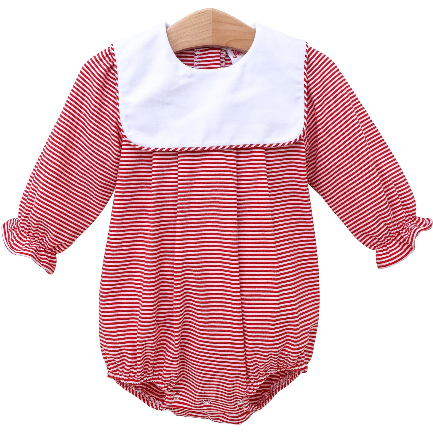 Jane bubble- red stripe