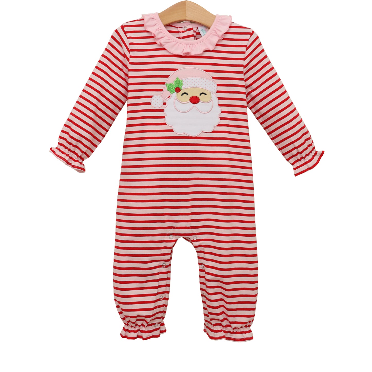 Jolly st. nick ruffle romper