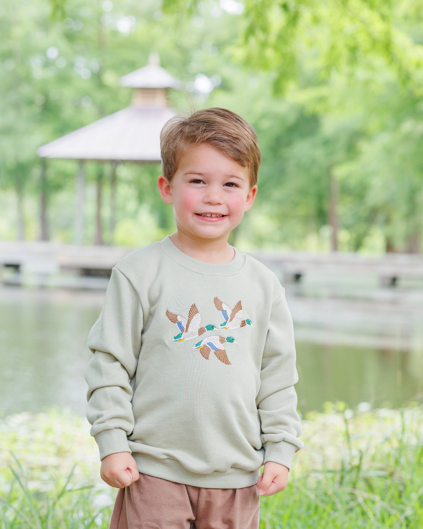 mallard french terry pullover