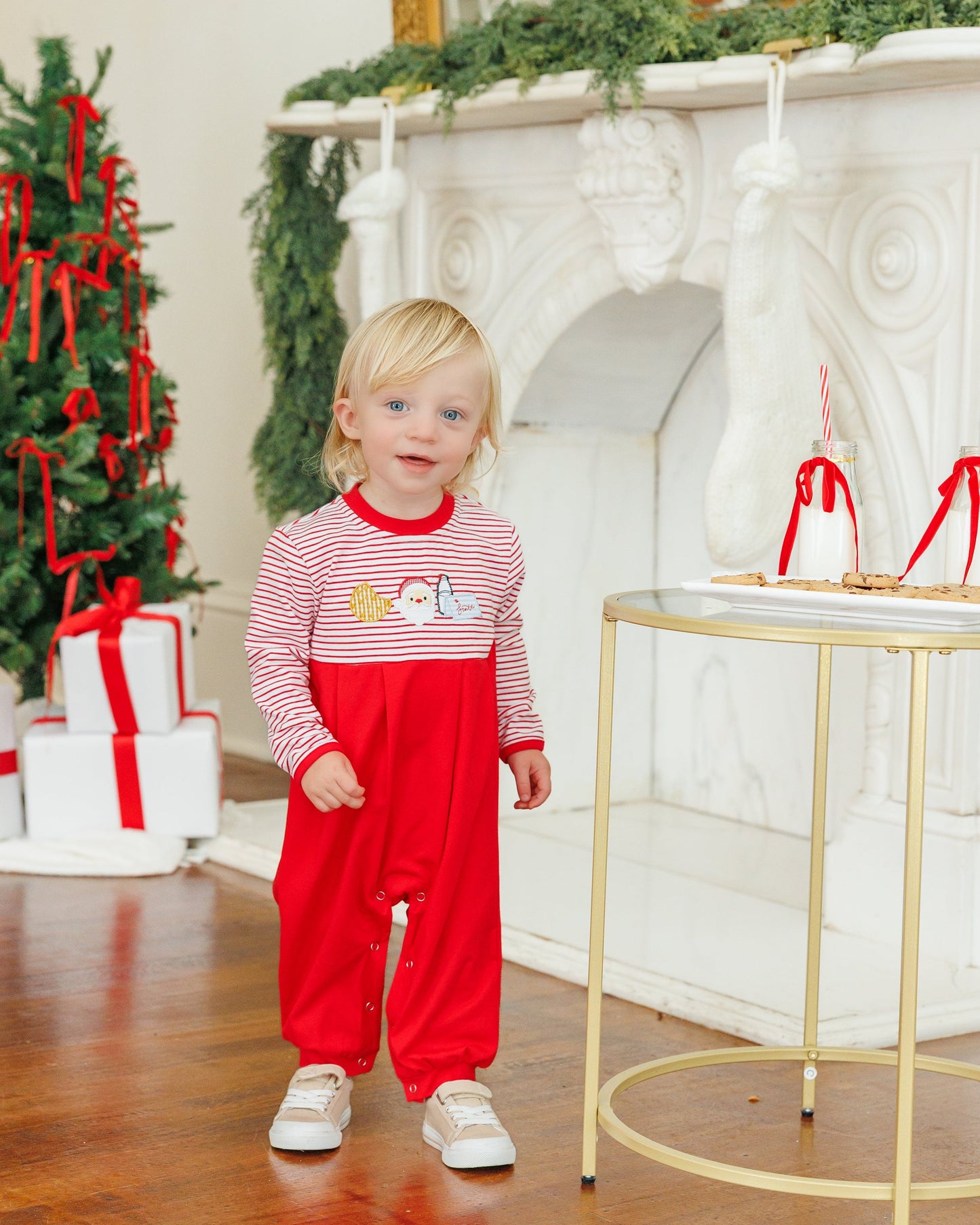 santa's treats romper