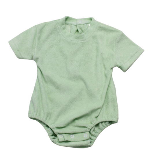 HJ Terry cloth bubble- Light Green