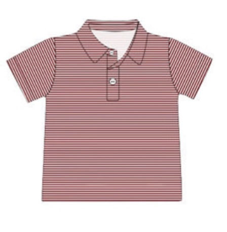 PREORDER game day polos- Maroon