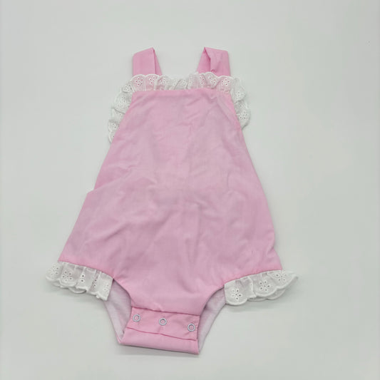 Hampton Pink and white sunsuit