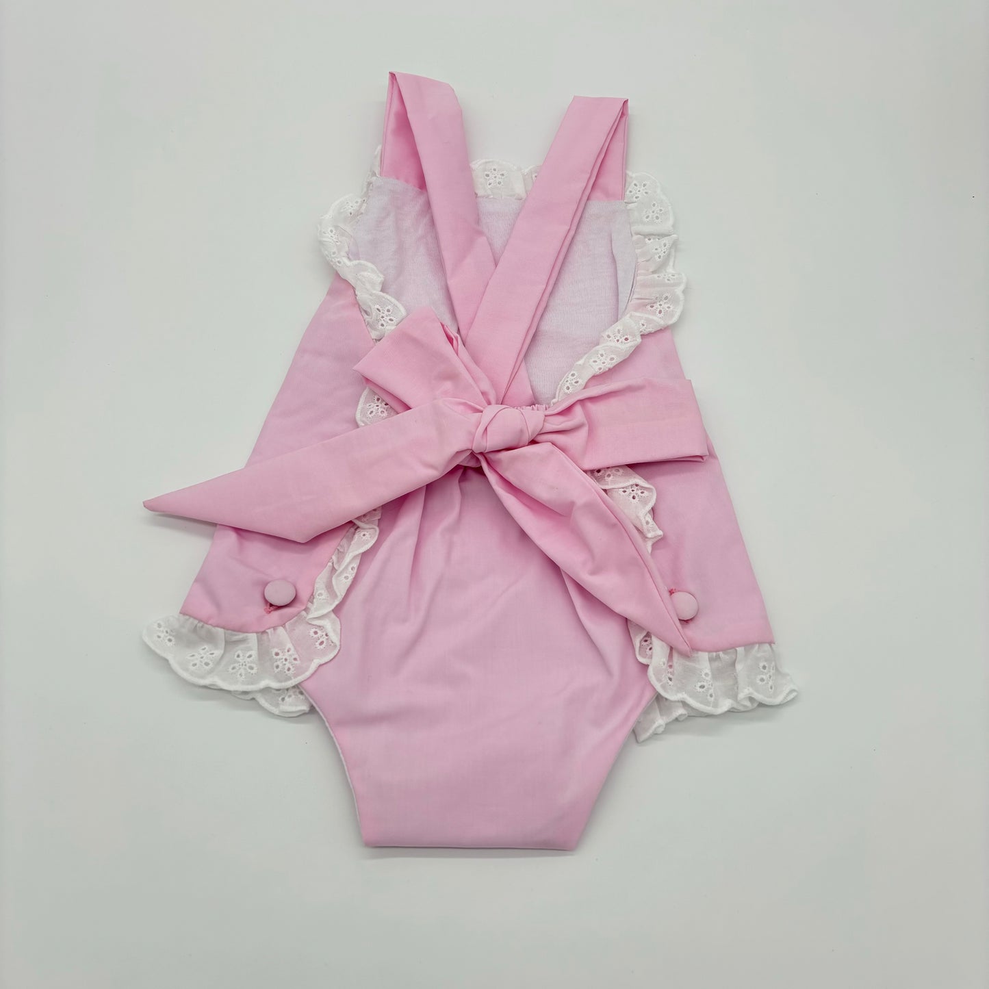 Hampton Pink and white sunsuit