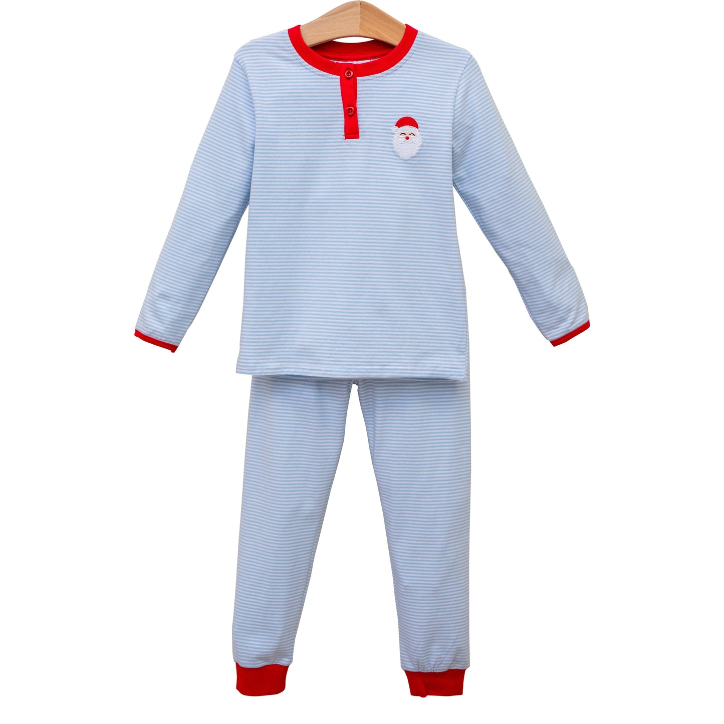 Santa Embroidery PJs