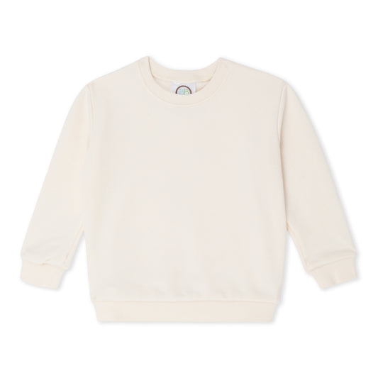 Unisex kid sweatshirt- cream