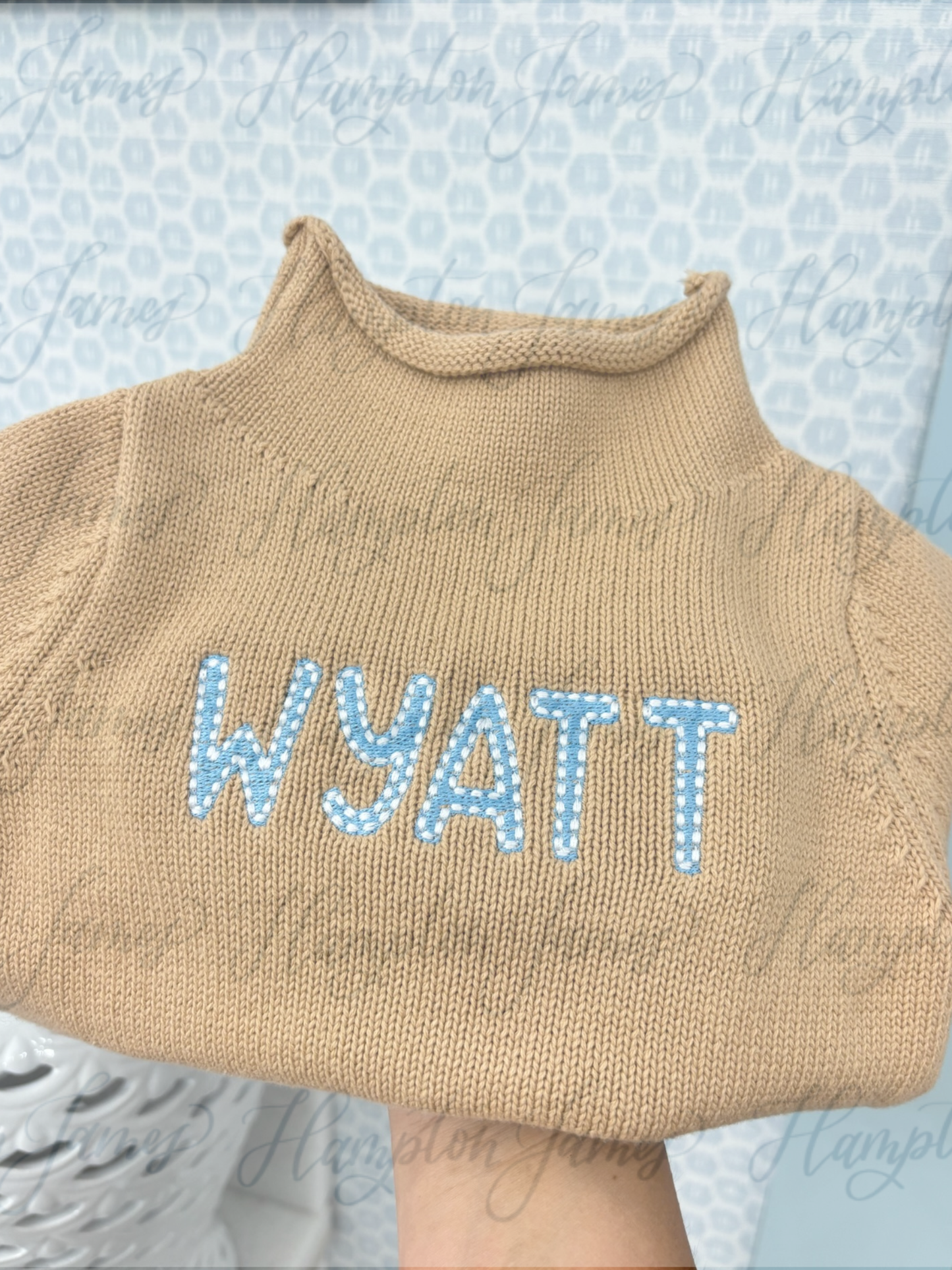 HJ signature rollneck- khaki