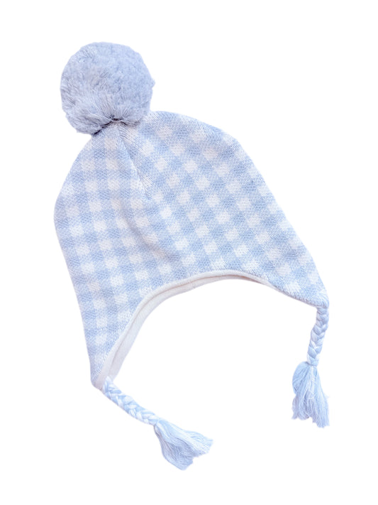 knit cotton winter hat