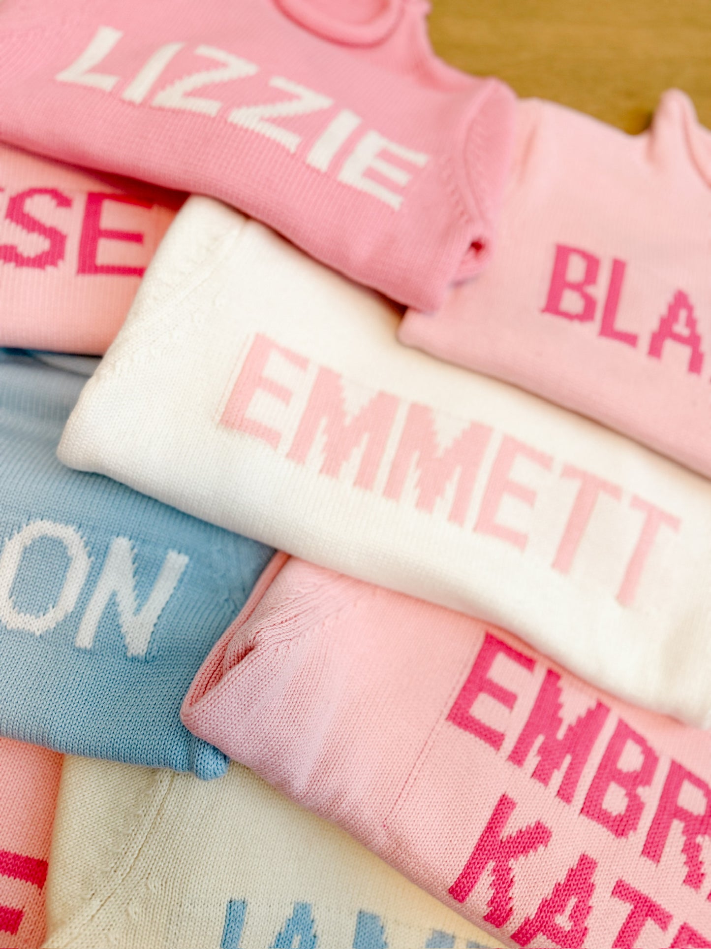 CUSTOM name knit sweater