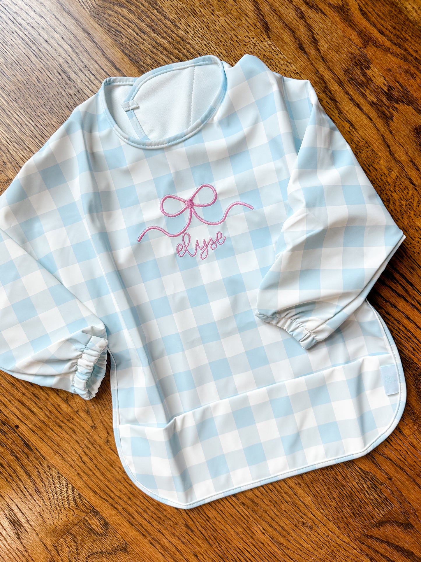 Long sleeve check bib