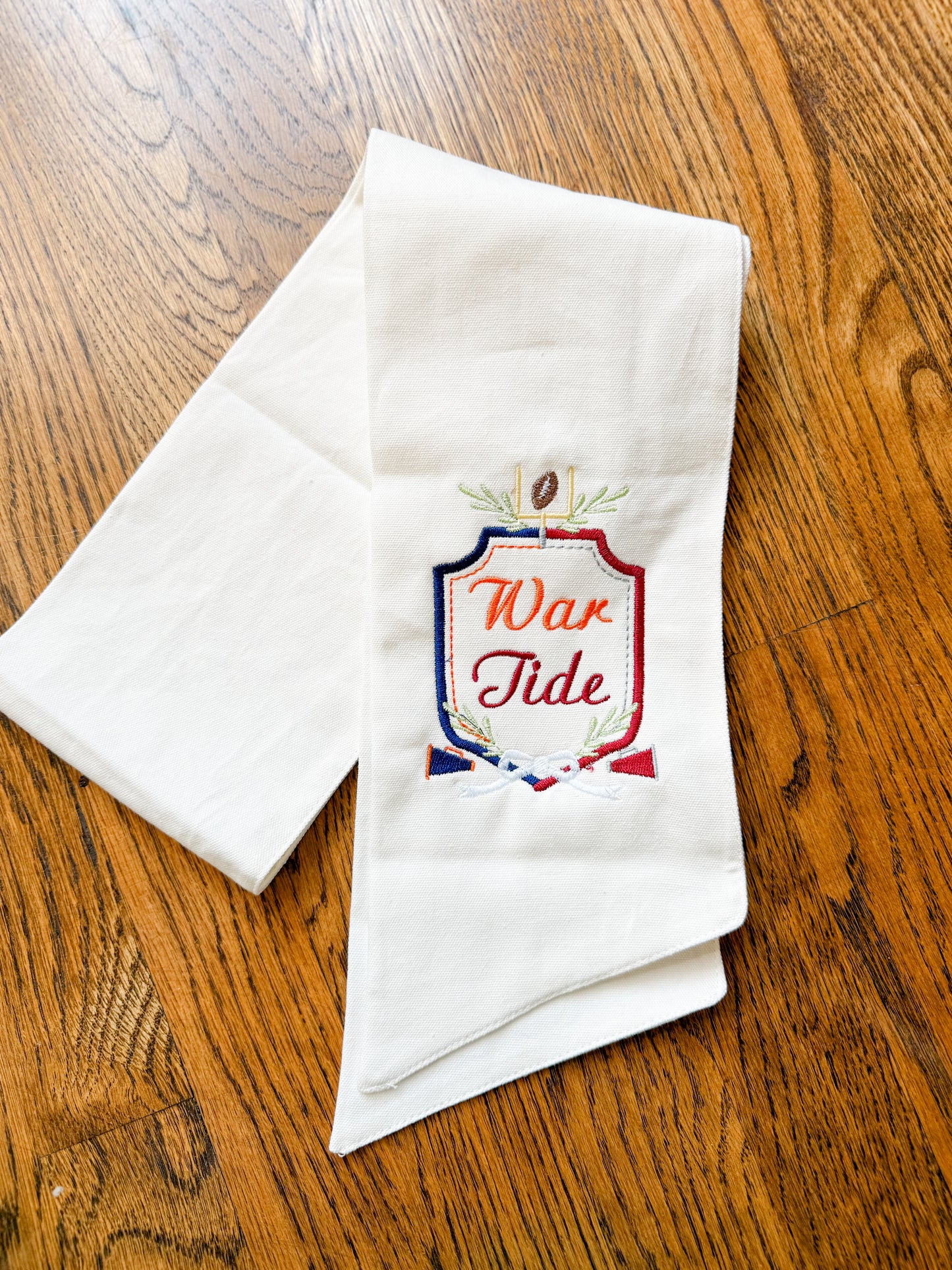 House divided crest wreath sash