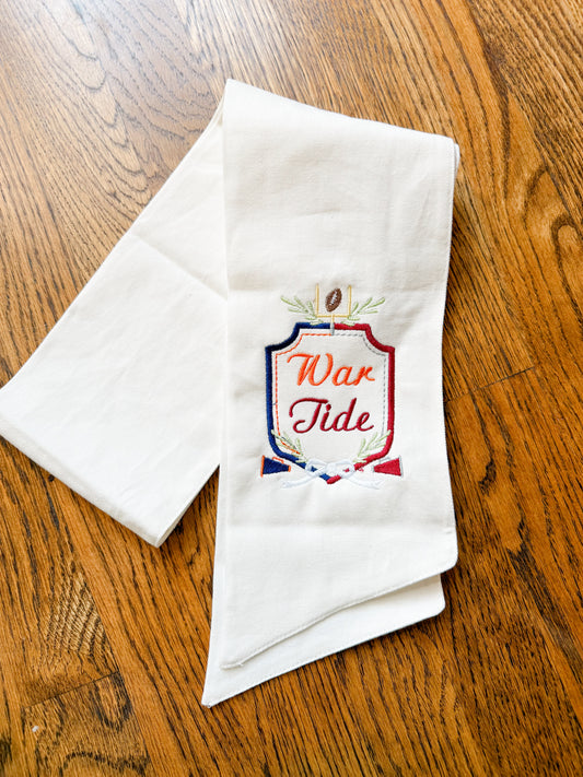 House divided crest wreath sash