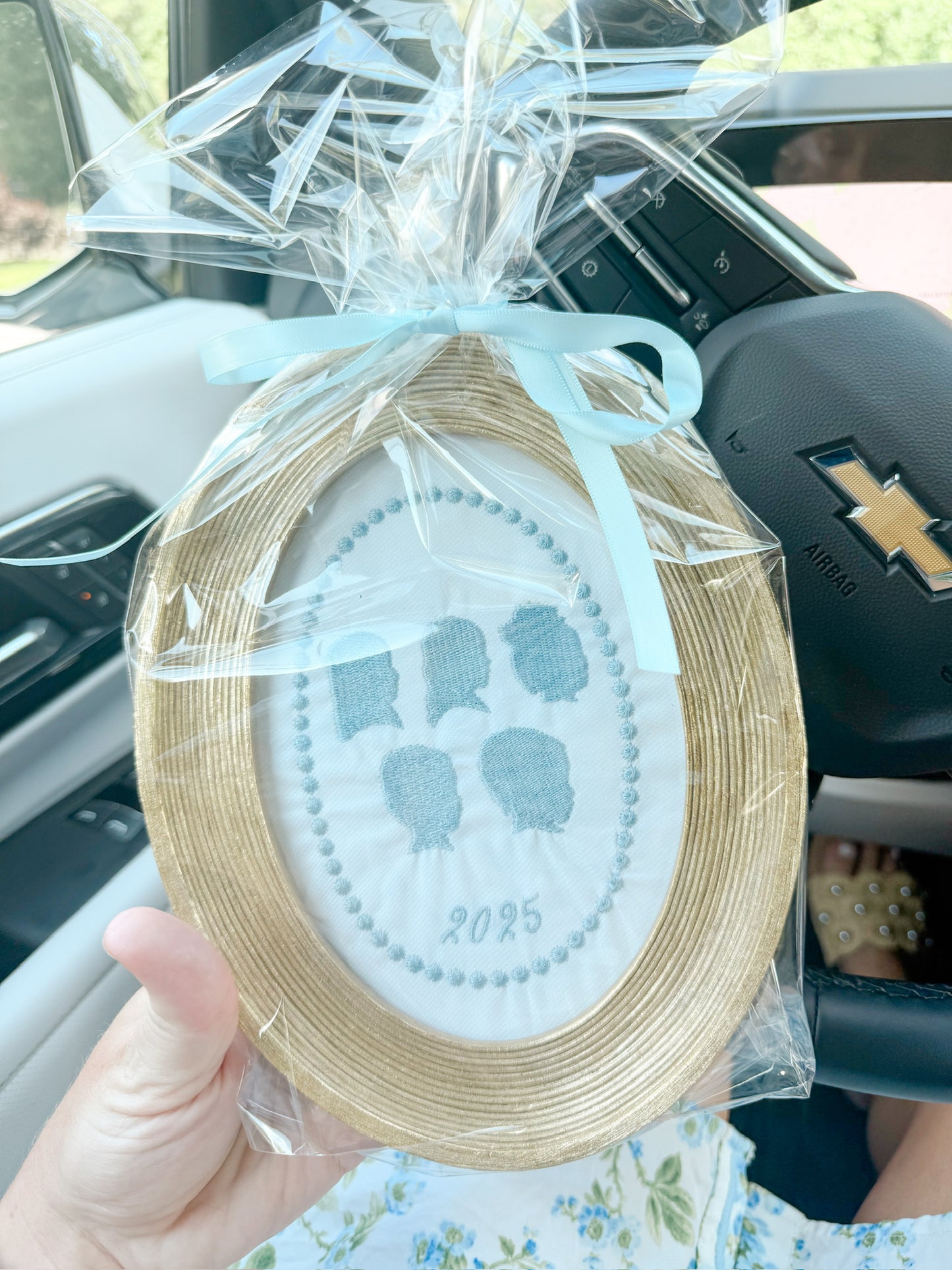 Digitized silhouette-framed