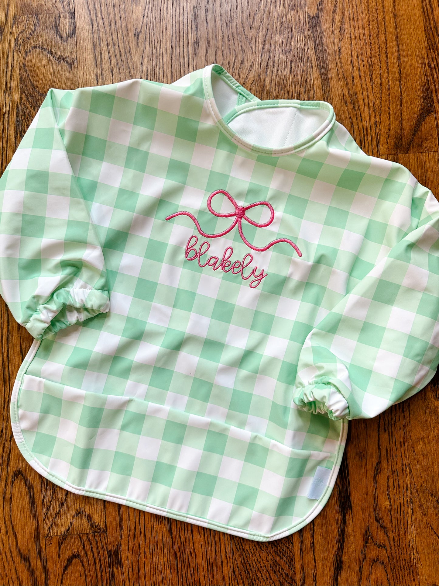 Long sleeve check bib