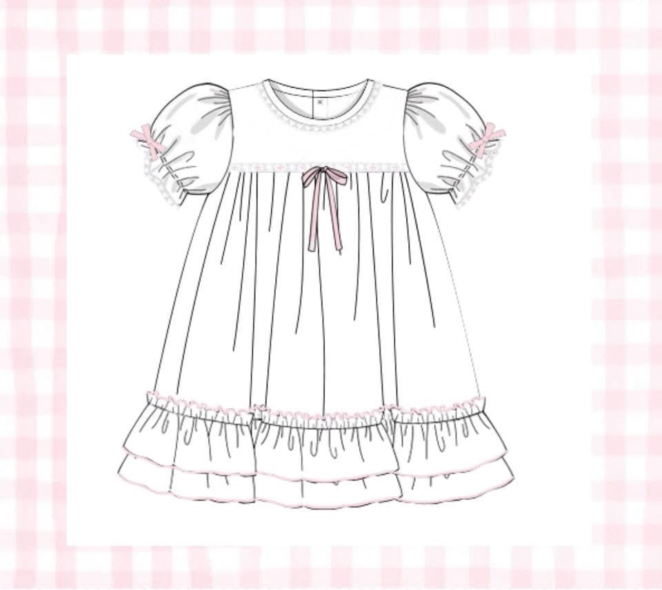 Girls pima cotton spring nightgown