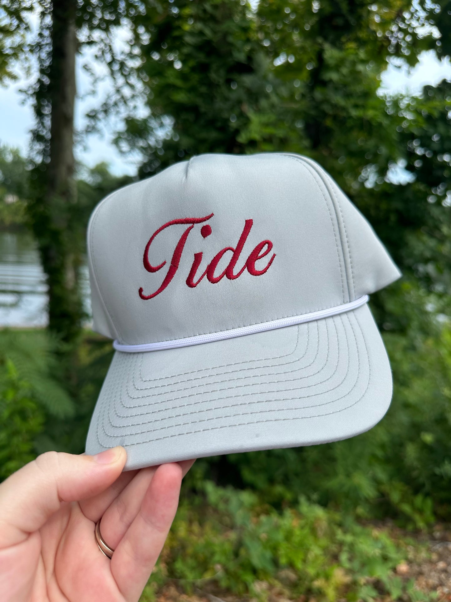 Cursive Team Name Hat