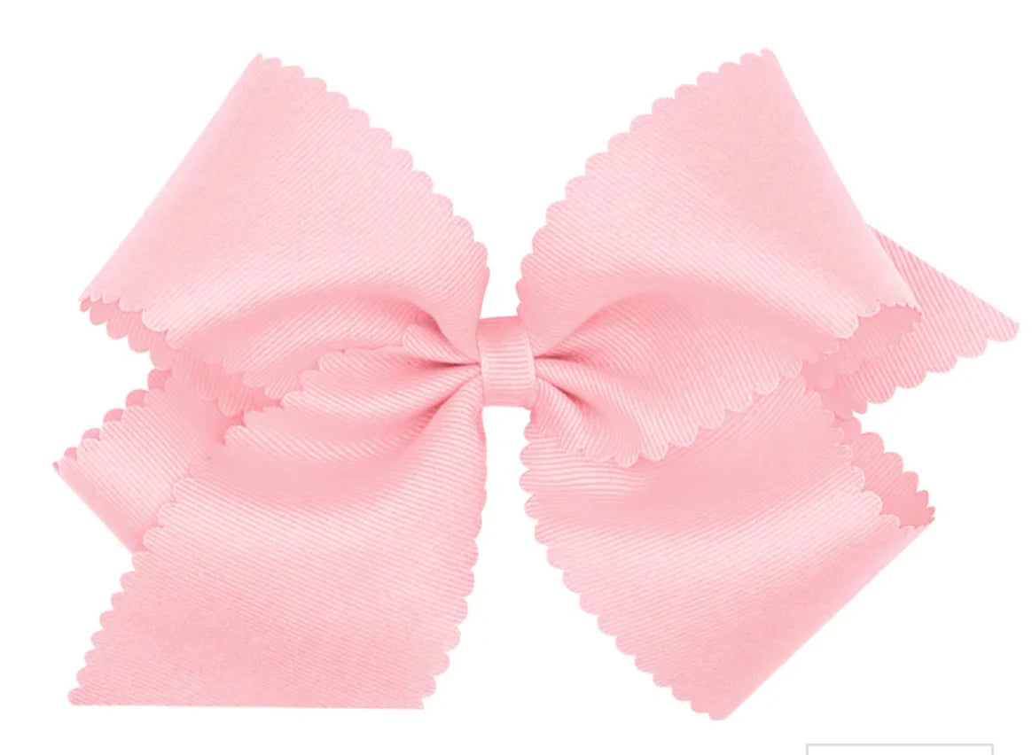 6" scallop bows