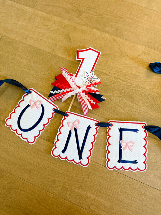 Red, white, and blue Birthday Party Bundle