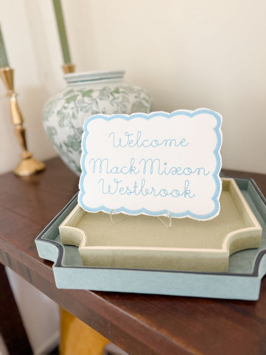 Newborn Name Sign