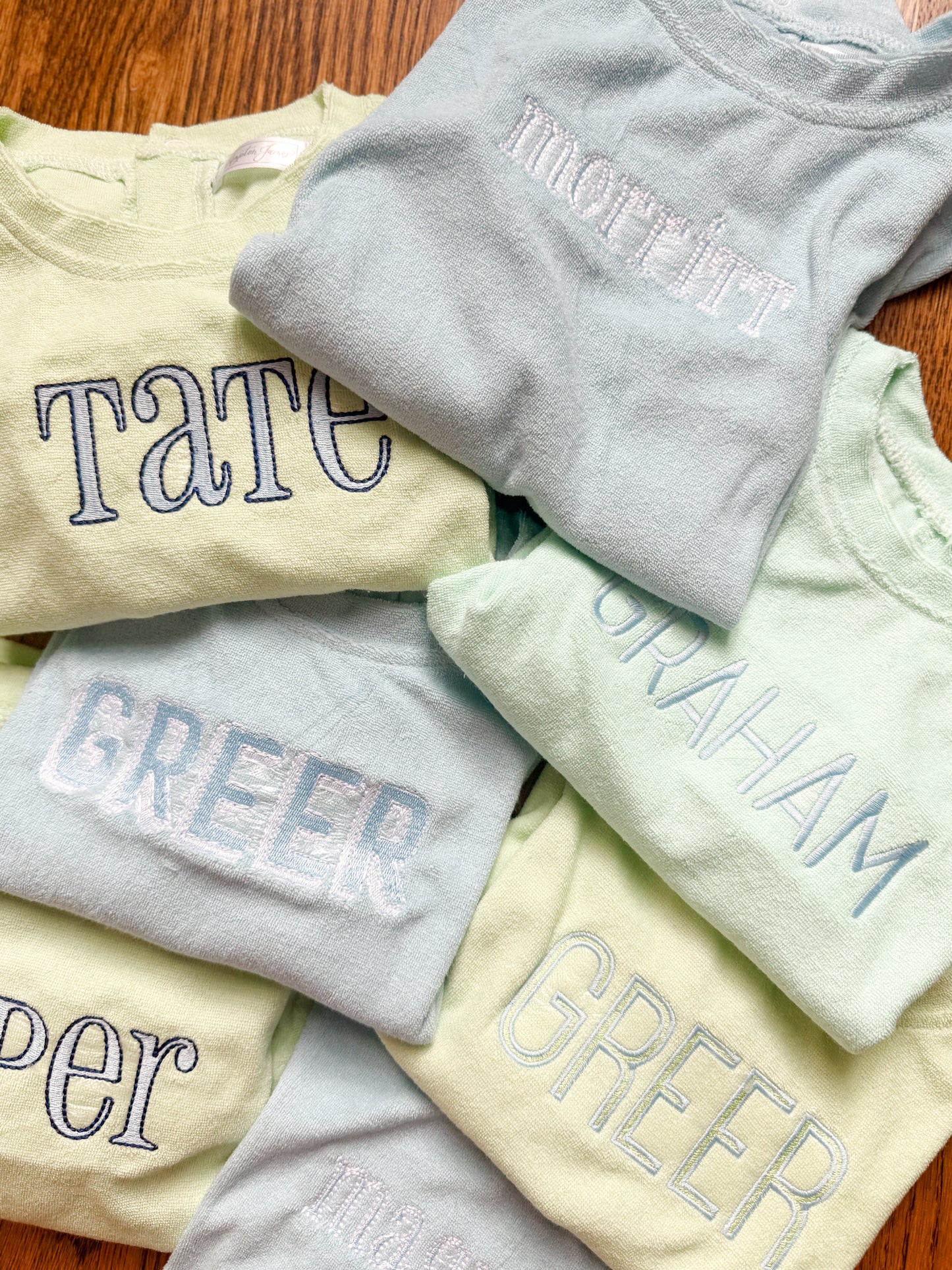 HJ Terry cloth sets