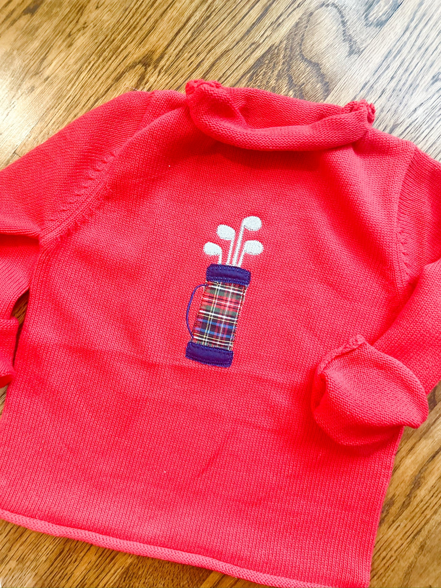 Appliqué golf bag
