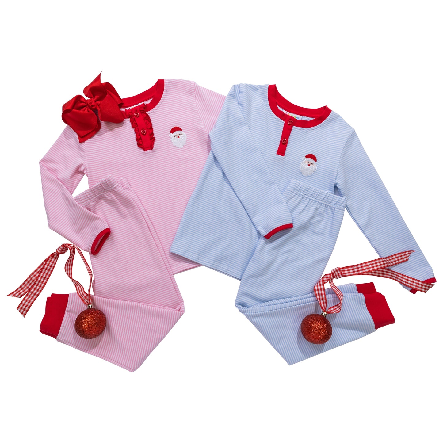 Santa Embroidery PJs