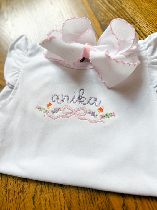 Bow with candy