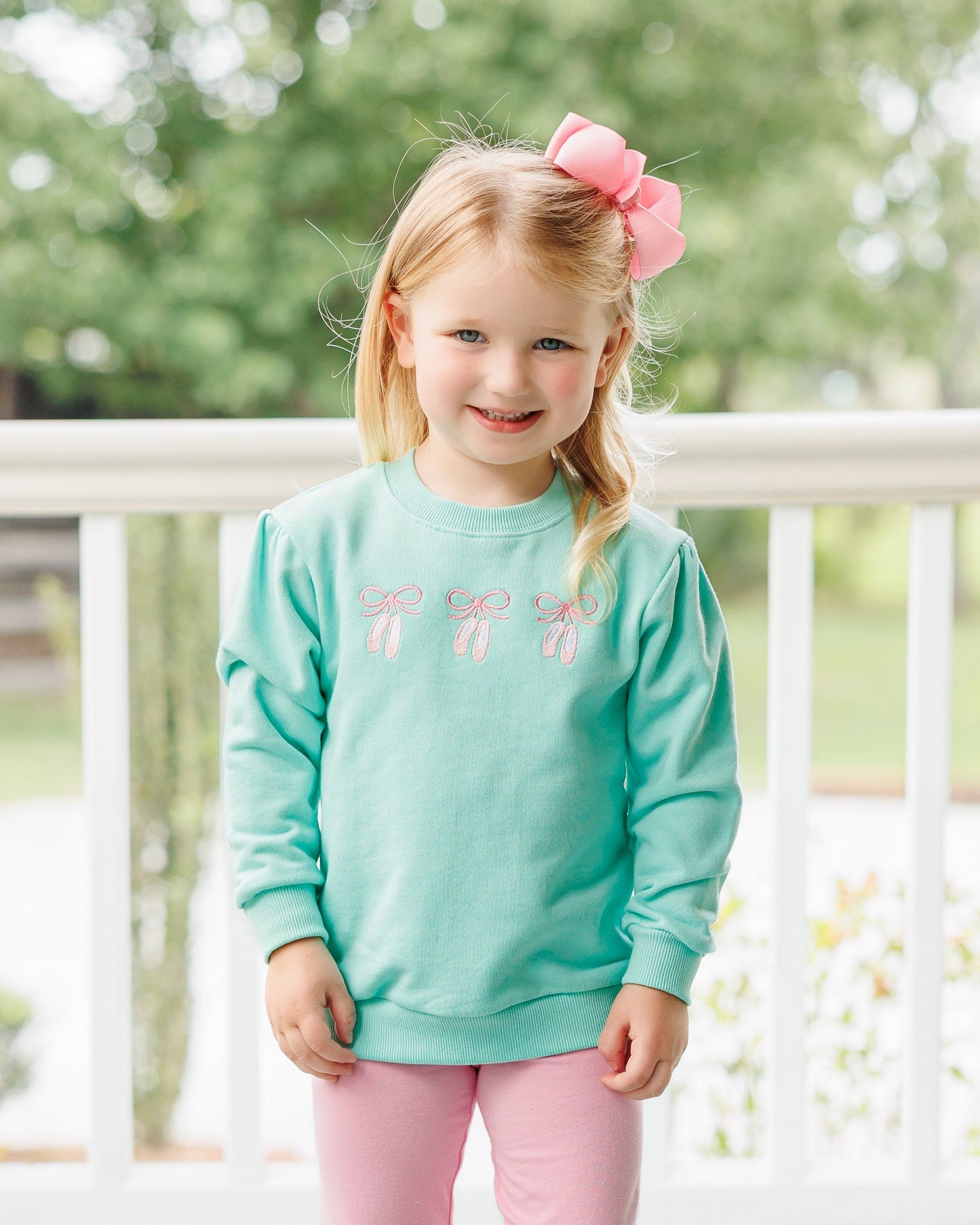 Ballet trio french terry pullover