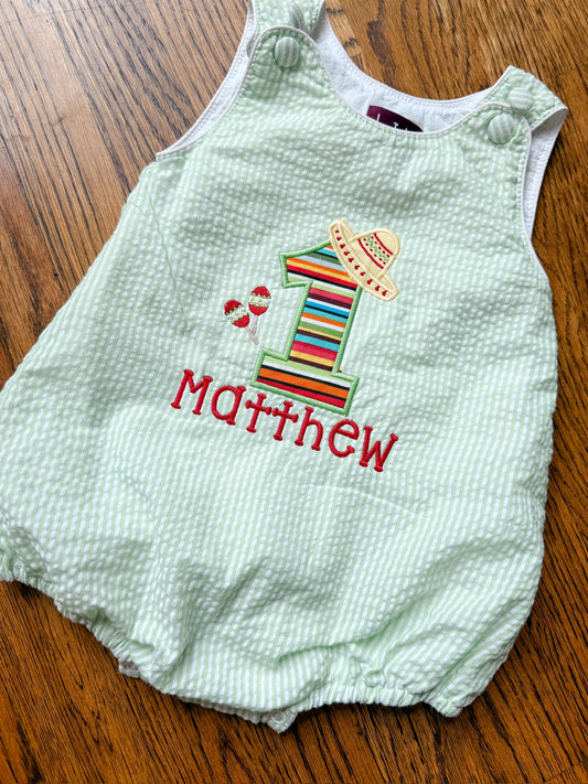 Fiesta birthday applique
