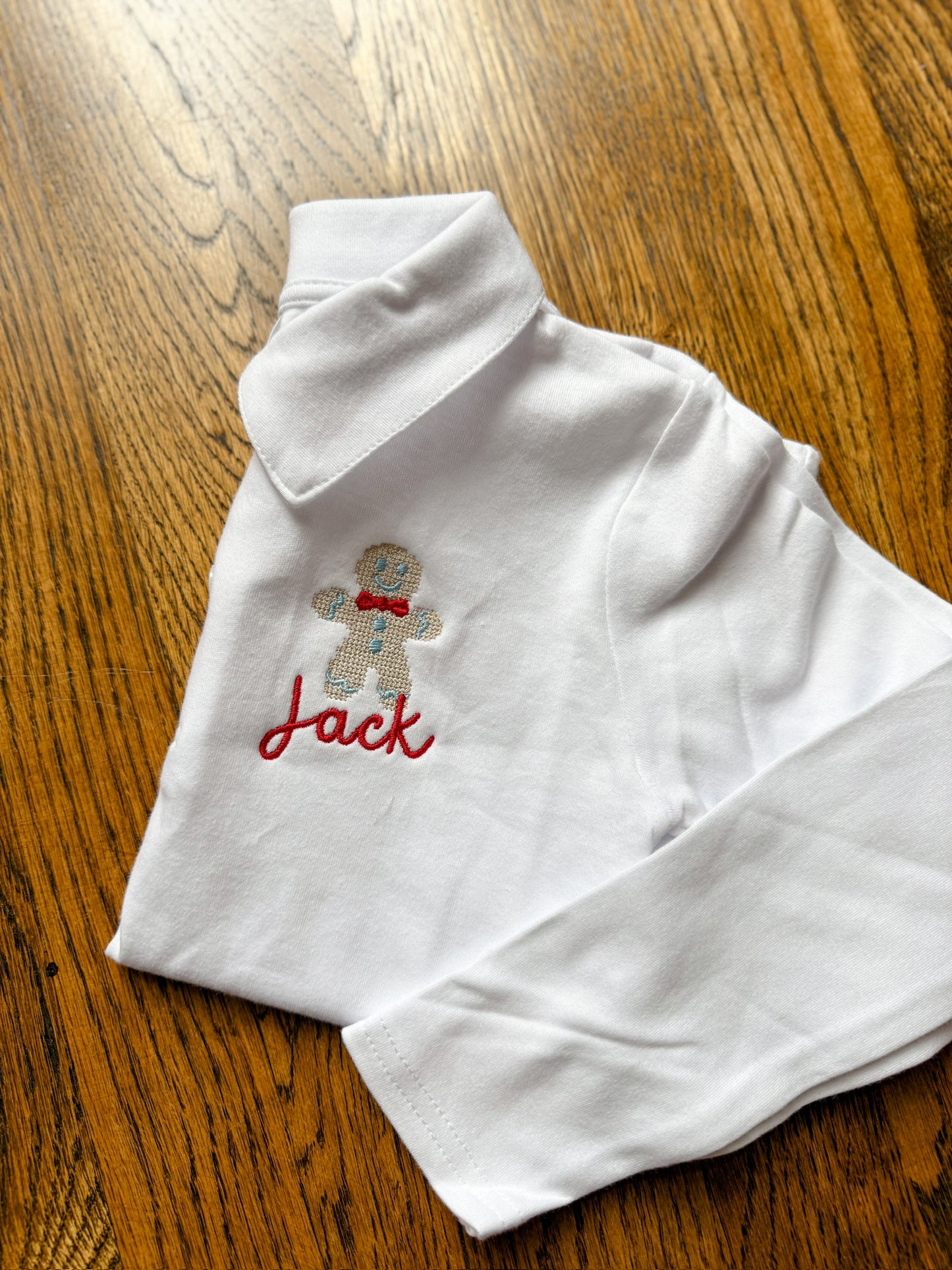 Mini cross stitch gingerbread man