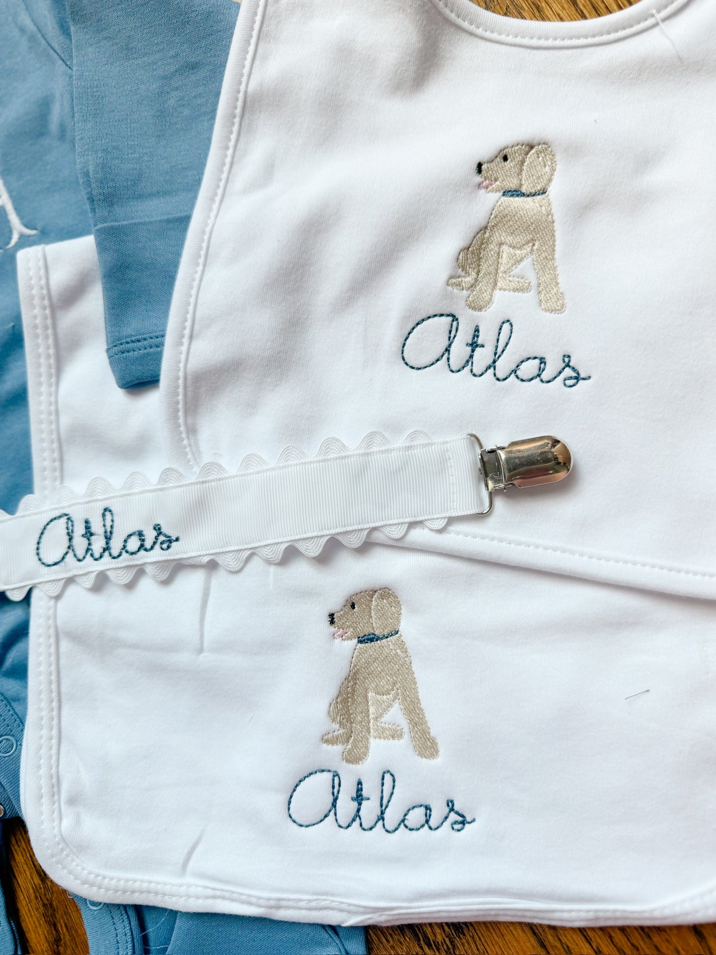 Bib and Burp cloth set