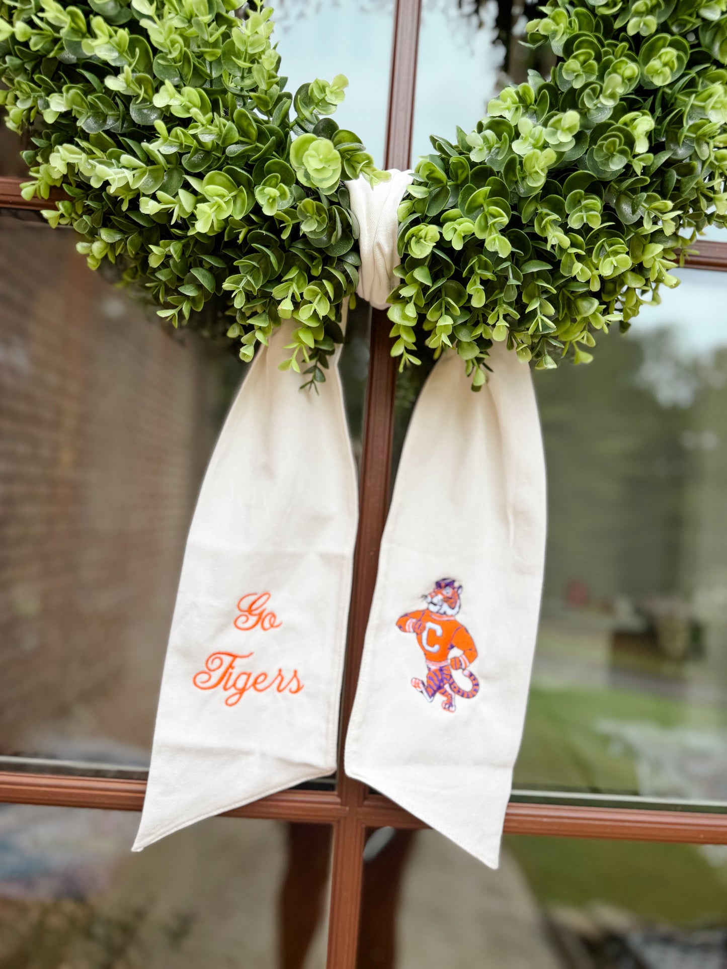game day Wreath Sash
