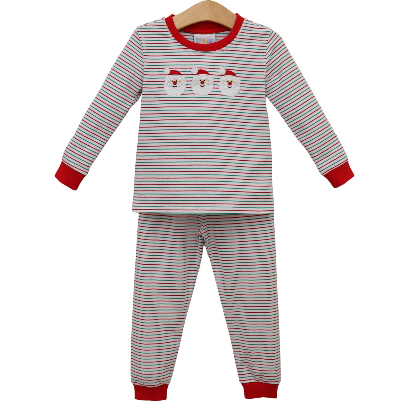 Christmas candy stripe santa set