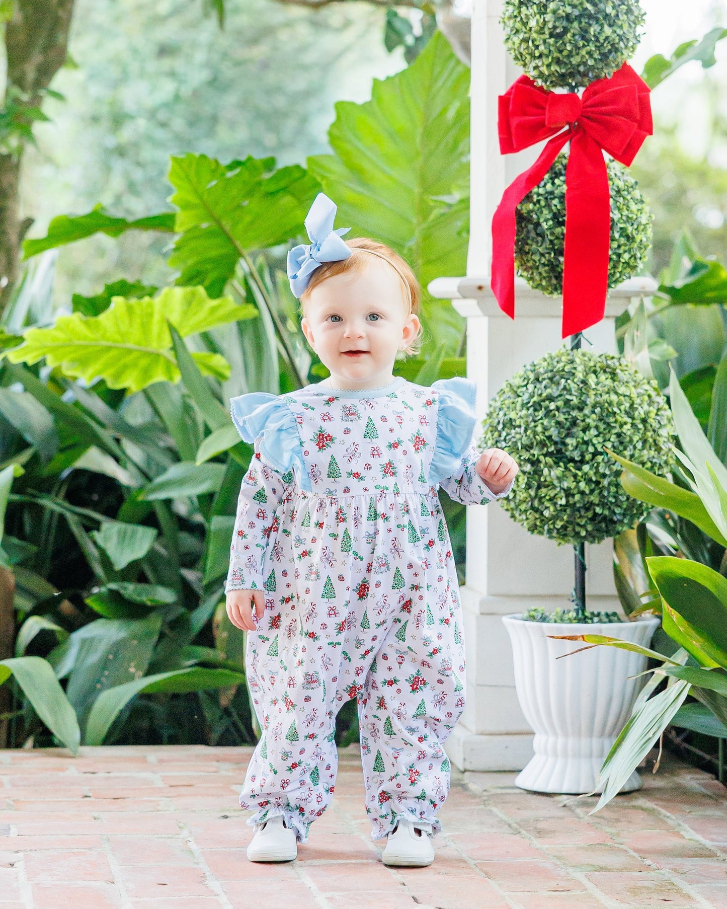 Christmas tidings frances romper